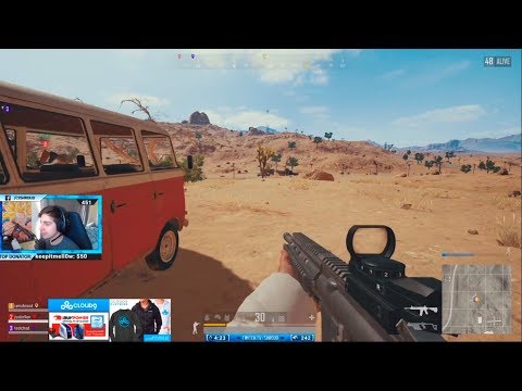 Shroud Plays The NEW PUBG Desert Map + NEW Cars & Guns