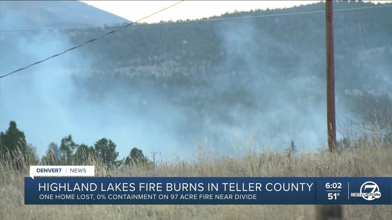 Mandatory evacuations ordered for fire burning near Divide in Teller County