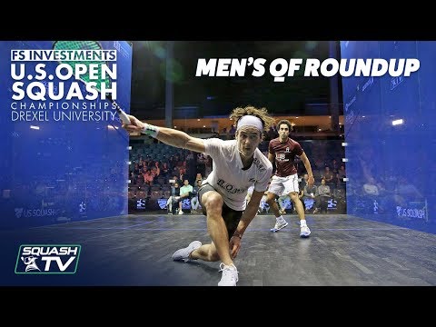Squash: Men's Quarter Final Roundup Pt. 1 - US Open 2018