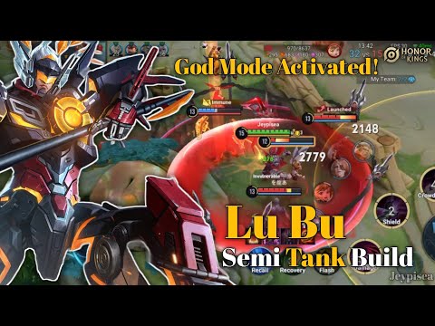 One of the Best Fighter in HOK!! // Crazy Damage!! [ Lu Bu Gameplay + Build ] Honor of Kings!!