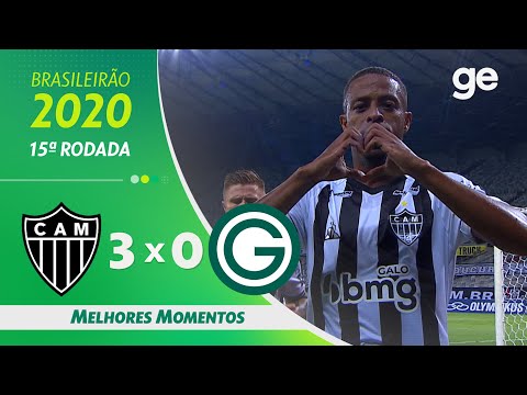 Gols e lances de Atlético Mineiro x Goiás