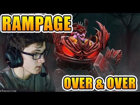 Miracle- Dota 2 [Timbersaw] RAMPAGE Again, OVER And OVER