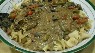 VEGAN PORTOBELLO STROGANOFF(1/2)