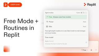 Free Mode + Routines in Replit (Live Deep Dive)