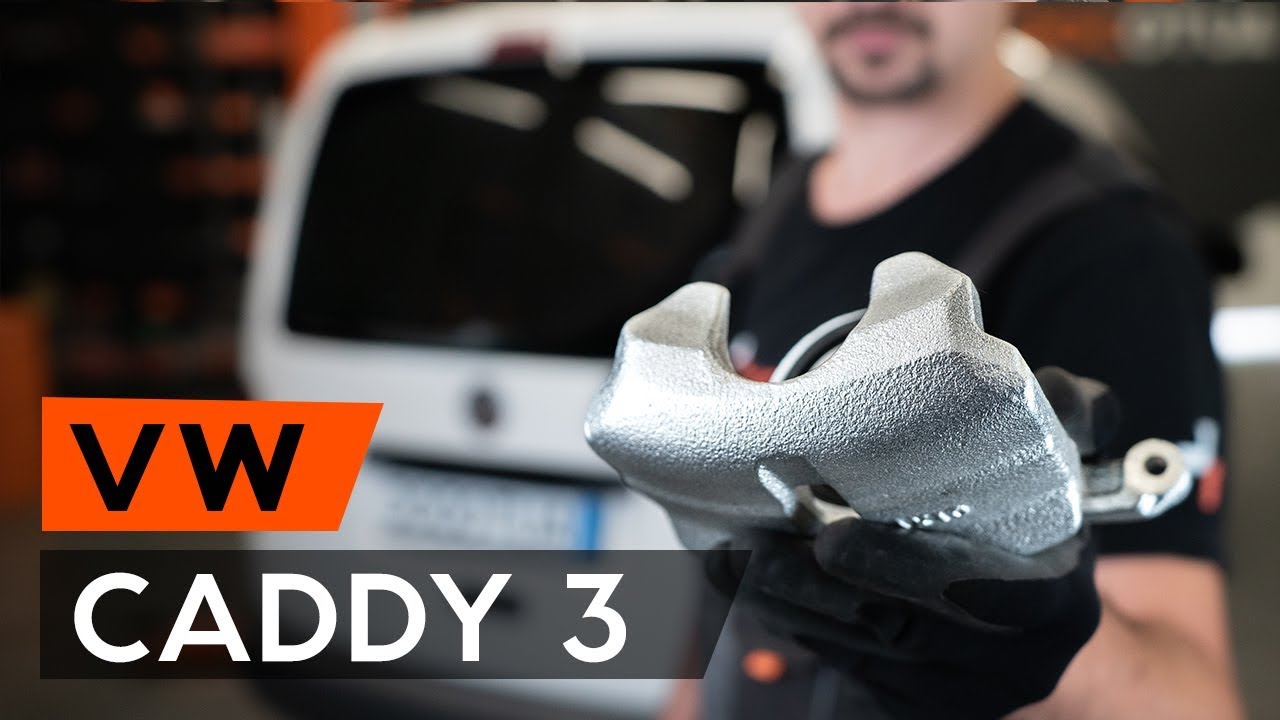 Jak vyměnit zadní brzdový třmen na VW Caddy 3 Kombi – návod k výměně