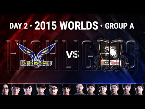 Flash Wolves vs Koo Tigers Highlights | 2015 LoL World Championship S5 - Group A D2G5 | YFW vs KOO