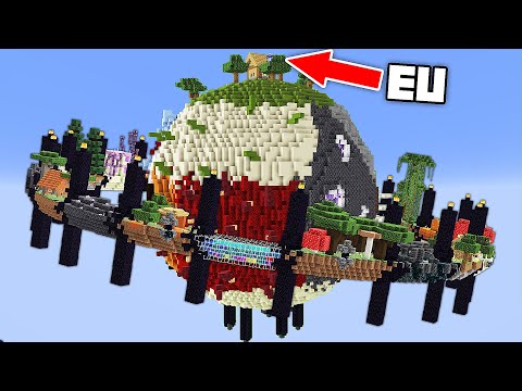 I CREATED MY OWN PLANET IN MINECRAFT