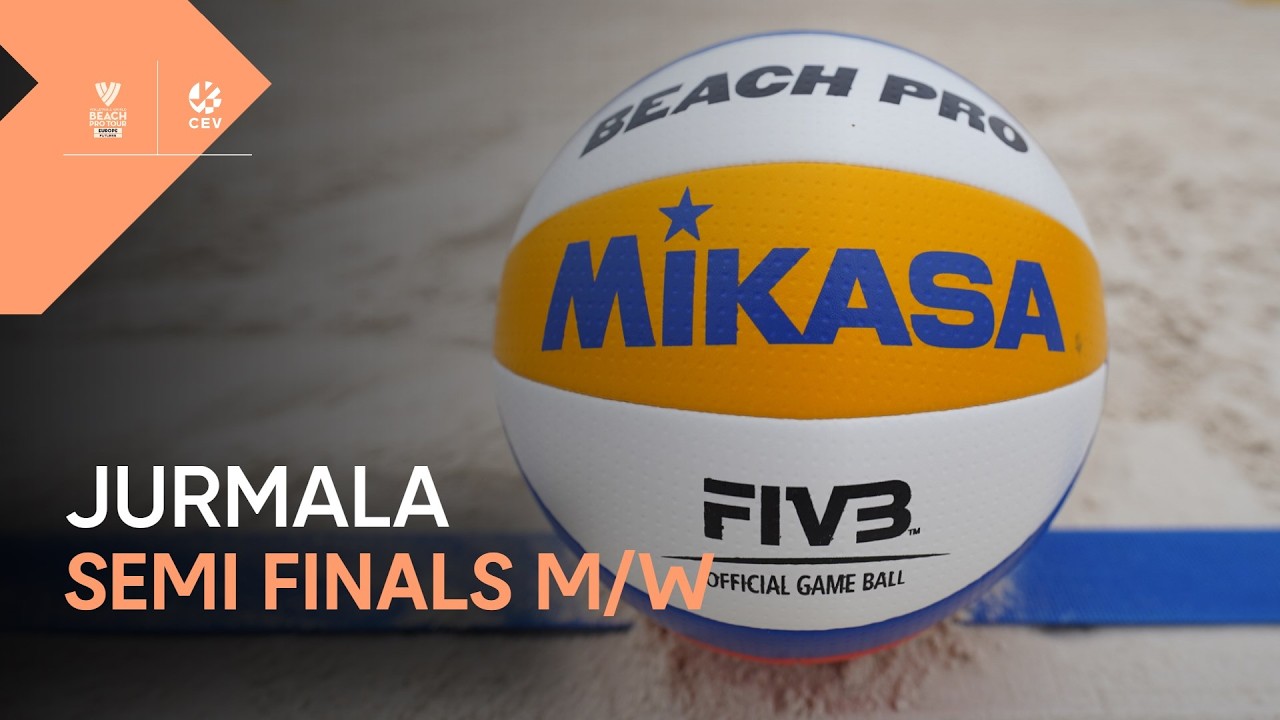 LIVE | 2026 Volleyball World Beach Pro Tour Futures | Jurmala | Semi Finals M/W