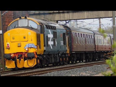 37516 & 37403 at Darlington | 1Z74 Shell Junction to Edinburgh | The Tyne Tees Tractors Day 3
