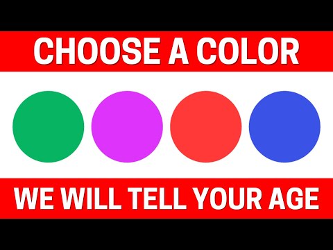 Find your Mental Age by this Color Test