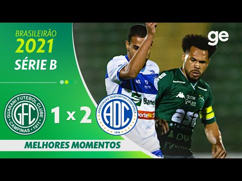 Gols e lances de Guarani x Confiança-SE