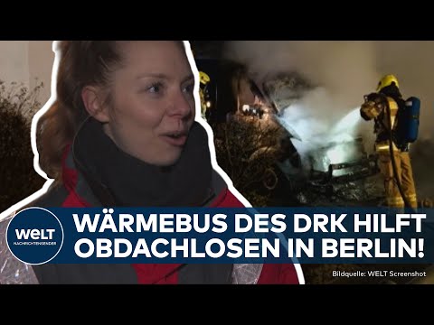 DEUTSCHLAND IM FROST: Wärmebusse des DRK retten Obdachlose bei lebensgefährlicher Kälte und Schnee!