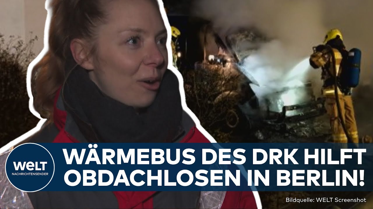 DEUTSCHLAND IM FROST: Wärmebusse des DRK retten Obdachlose bei lebensgefährlicher Kälte und Schnee!