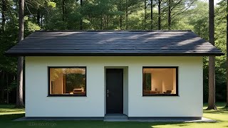 BIG Living | 2 Bedroom Tiny House Design | 7x7 Meters House Design | Cozy Off Grid Living
