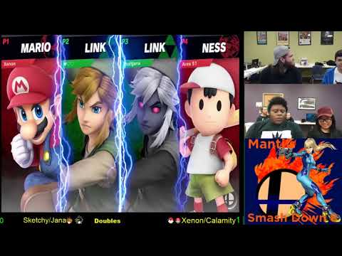 Xenon & Calamity Vs. Sketchy & Jana Round 2 - Manti's Smash Down 8