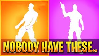 7 RARE Fortnite Emotes ONLY 0.1% of Players Have..