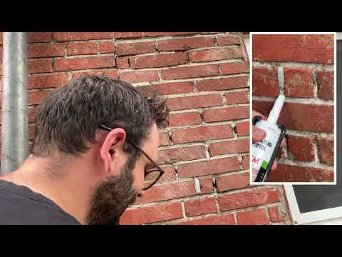 Fassadenfugen restaurieren mit Mörtel - Klinker Fugen mit MEM REPARATUR-MÖRTEL FIX & FERTIG füllen