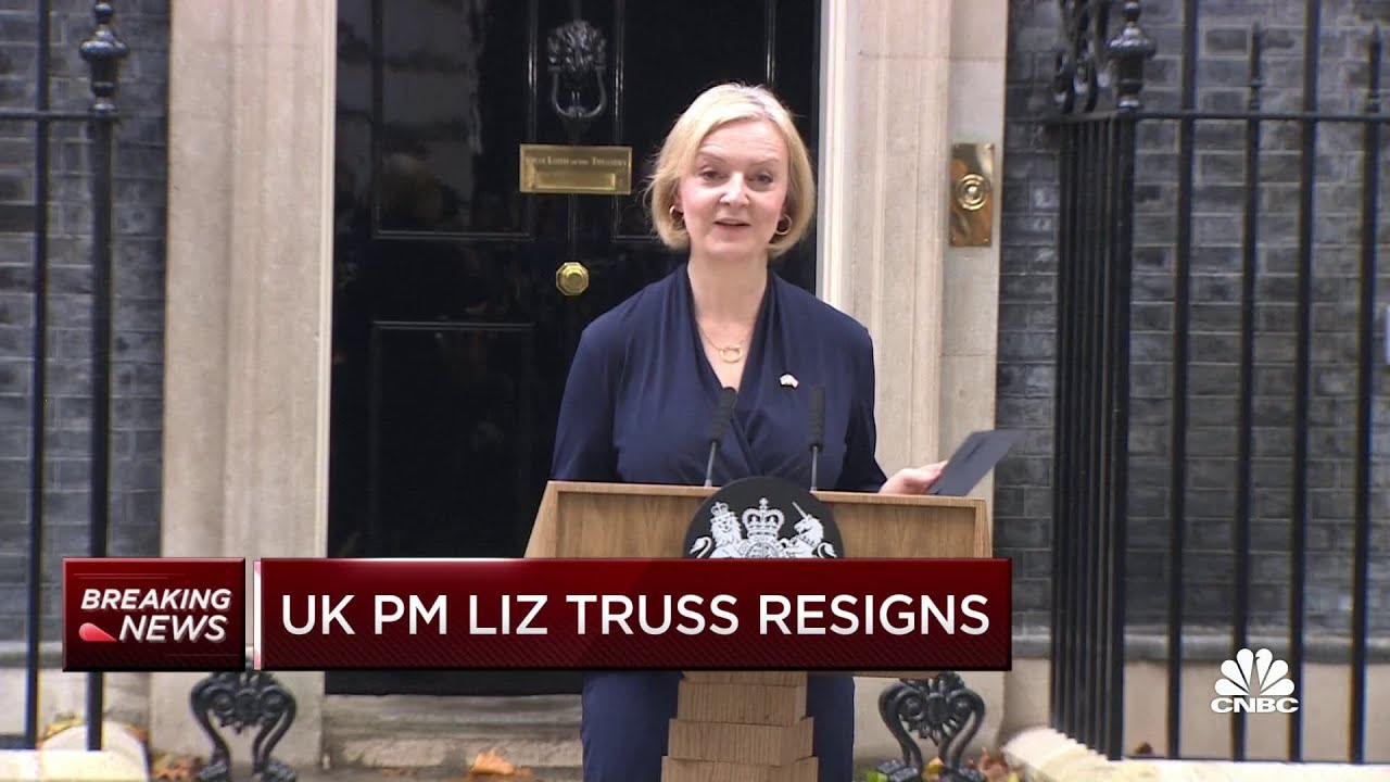 UK Prime Minister Liz Truss announces resignation after failed budget