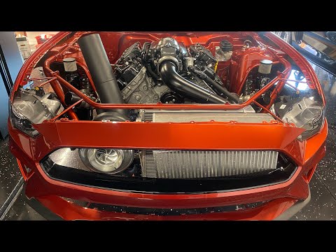 First Fire Up 2500hp Capable Coyote on Holley!