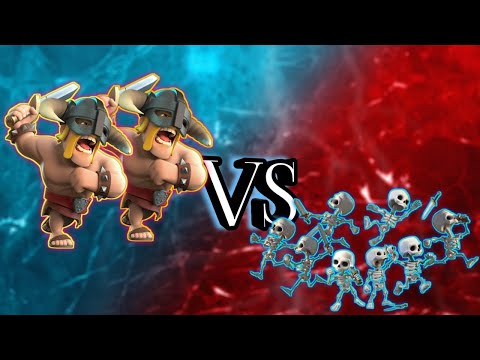 Elite Barbarians Vs Skeleton Army | 1v1 | Clash Royale