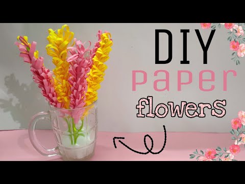DIY Paper Flowers | paper flower ideas | how to make paper flowers | namiraartgallery