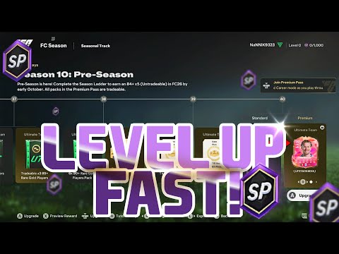 FASTEST WAY to COMPLETE SEASON 10 PRE-SEASON!