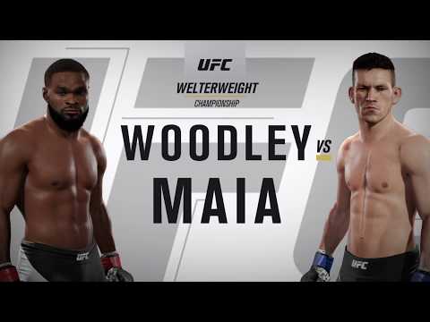 Woodley vs. Maia (EA Sports UFC 2) - Crazy UFC 👊🤪