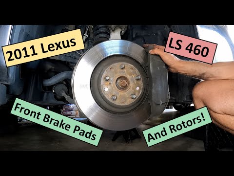2011 Lexus LS460 Front Pads and Rotors