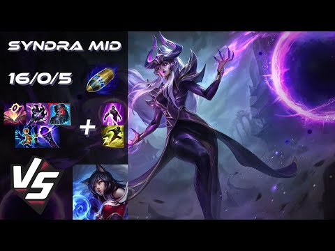 MID Syndra vs Ahri - NA Grandmaster Patch 25.24