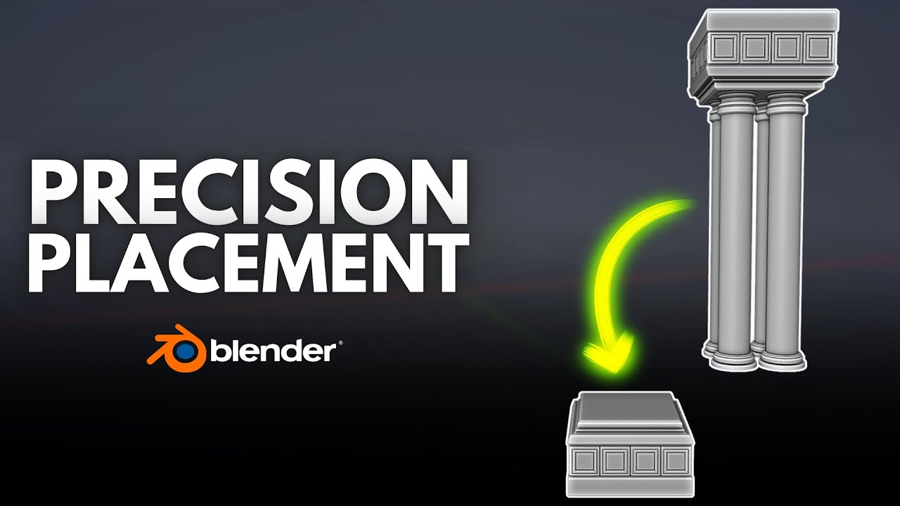 Precision Place Objects in Blender!