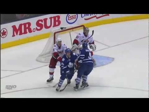 Connolly Goal - Canes 0 vs Leafs 1 - Dec 13th 2011 (HD)