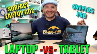 OnePlus Pad vs a Low Cost Laptop! Can it beat a Surface Laptop Go 2?