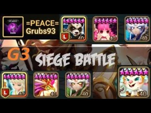 High G3 Siege [EU]  expeditif siege =Peace= Vs AlphaUnicoRRn Vs Madline