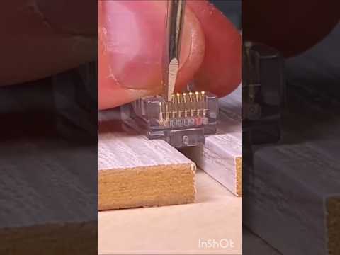 RJ45 connector without tools rj45 bnaye #rj45 #shorts #system