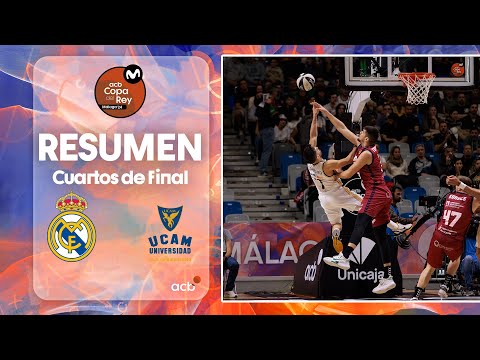 Real Madrid - UCAM Murcia (84-79) RESUMEN | Copa del Rey Málaga 2024 