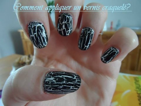 comment appliquer le vernis a ongle craquelé