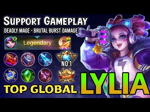 Supreme No.1 Lylia!! Top Global Lylia Gameplay Build 2021 - Mobile Legends