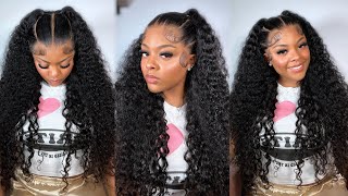 13x6 FULL LACE WIG INSTALL | BOMB CURLY HAIR 🥰🤍 ft. Ashimary Hair