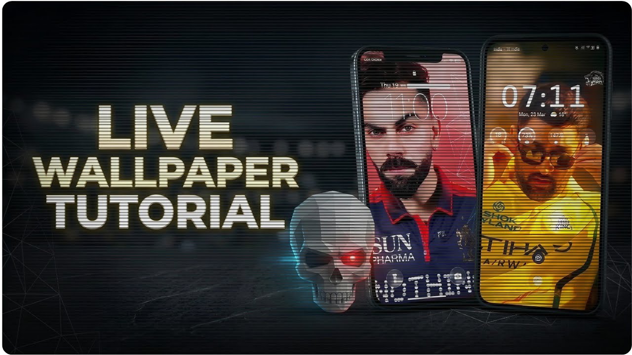  Rcb | Csk Wallpaper kaise Lgaye  | Trending Wallpaper Edit Tutorial | Saurabh Editz3