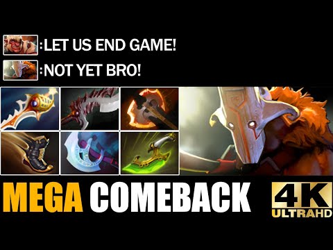 IMBA Swift Blink + Scepter Build Juggernaut Infinity Slash Epic Mega Creeps Comeback Dota 2