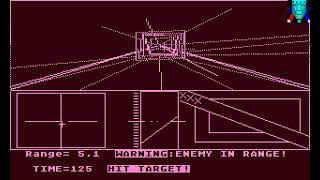 Atari 800 Game:  3D Red Baron (1980 Sebree's Computing)