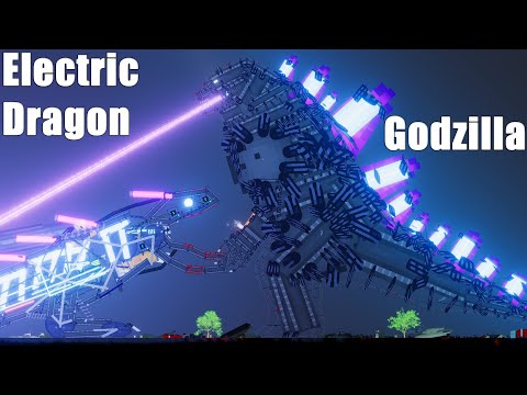 Electric Dragon vs Godzilla - People Playground