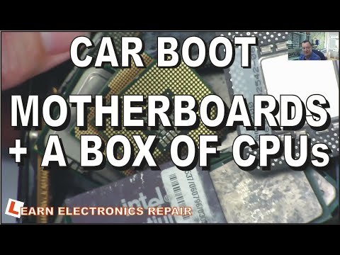 Learn Electronics Repair 6 CAR BOOTY 22 MARCH 2021