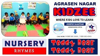 Teddy Bear Teddy Bear turn around - kidzee play school - Best English Nursery Rhymes Song - kidzee