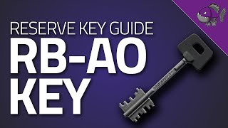 RB-AO Key - Key Guide - Escape From Tarkov