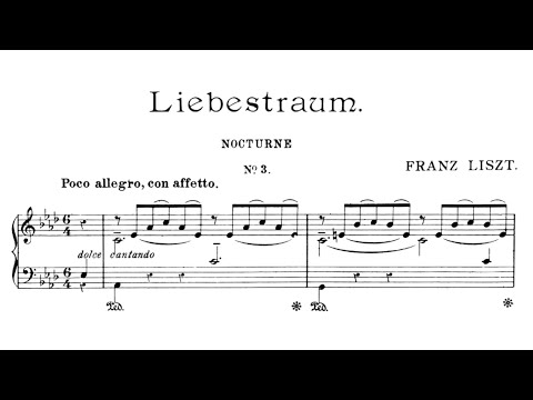 Liszt student plays Liszt - Liebestraume (Frederic Lamond, 1905)