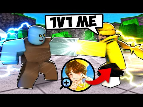 i Finally 1v1ed MANGOPOOL in Roblox The Strongest Battlegrounds