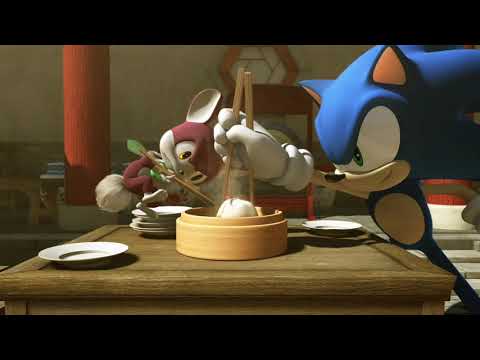 Sonic Unleashed Sonic and Chip in Chun-Nan