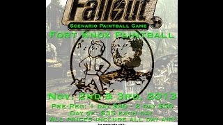 preview picture of video 'Fallout Scenario Paintball Game 2013 at Fort Knox Paintball'