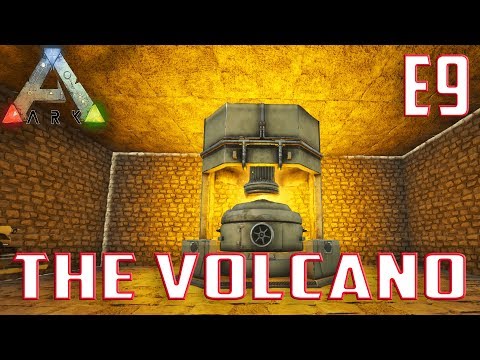 ARK:Survival Evolved The Volcano Let's Play-Ep.9-Industrial Forge & Rex
